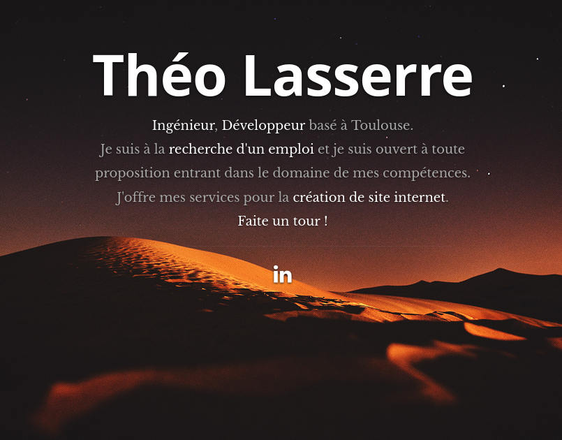 Théo Lasserre Resume